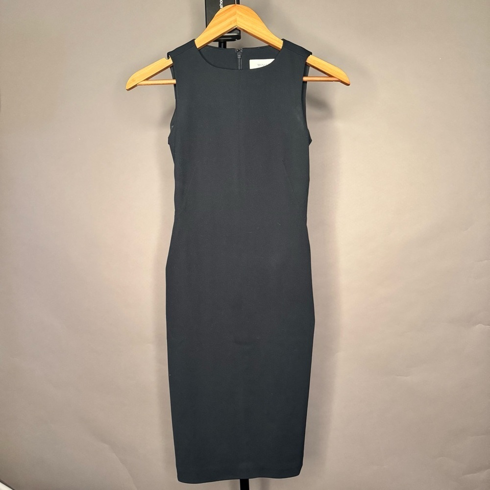 Ministry of Supply Women's Kinetic 4-Way Stretch Sheath Dress Navy Blue Size 0